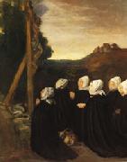 Alphonse legros The Calvary oil painting artist